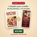 Combo Fiestas: Helados y Postres Fríos + Especial Navidad 2026, los dos ebooks juntos a $12.990