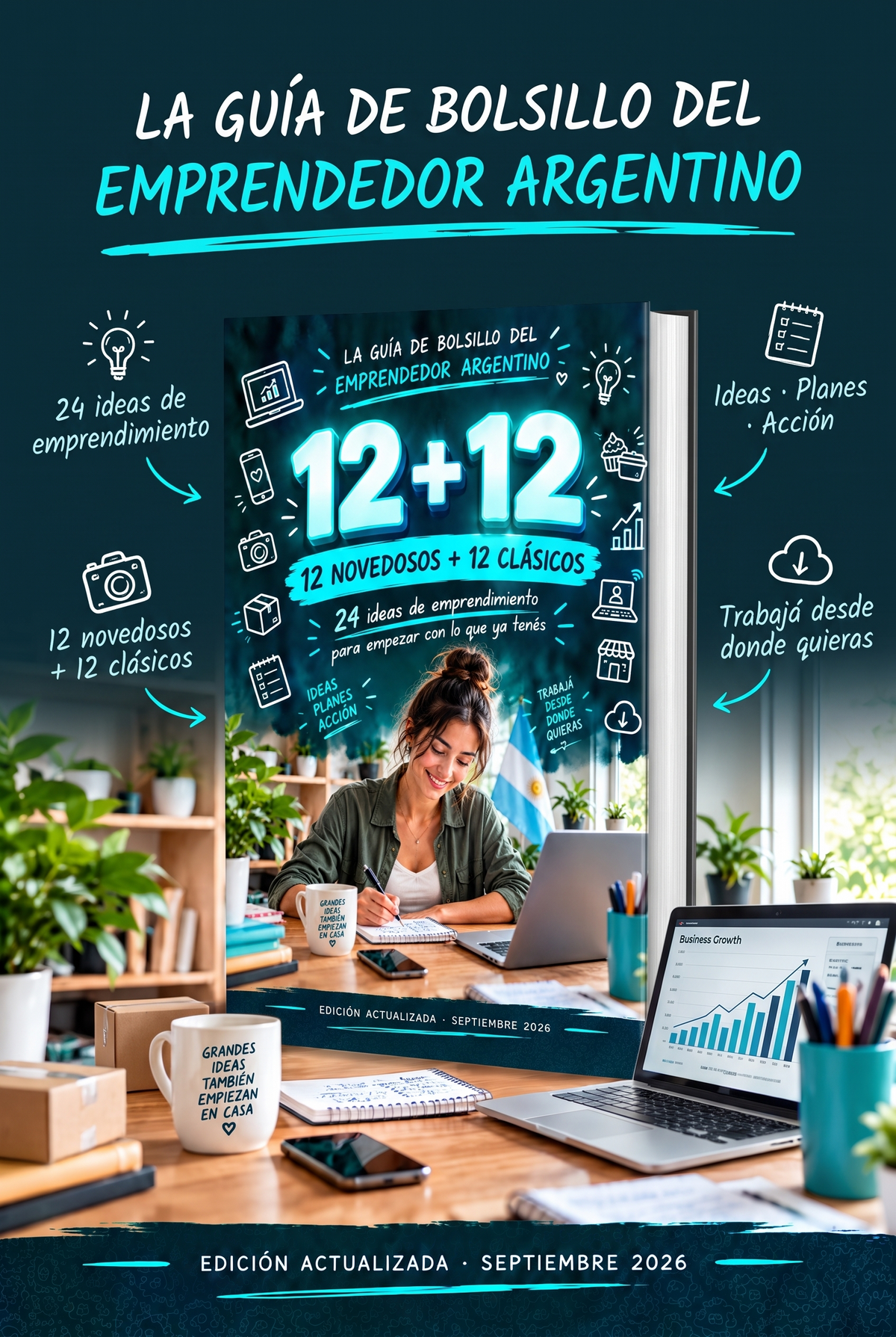 La Guía de Bolsillo del Emprendedor Argentino — 24 ideas para pasar de la idea a la acción