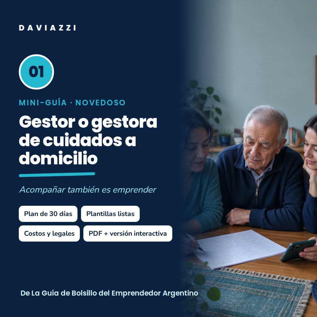 Mini-guía 01: Gestor o gestora de cuidados a domicilio