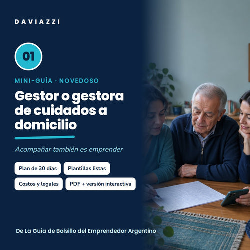 Mini-guía 01: Gestor o gestora de cuidados a domicilio