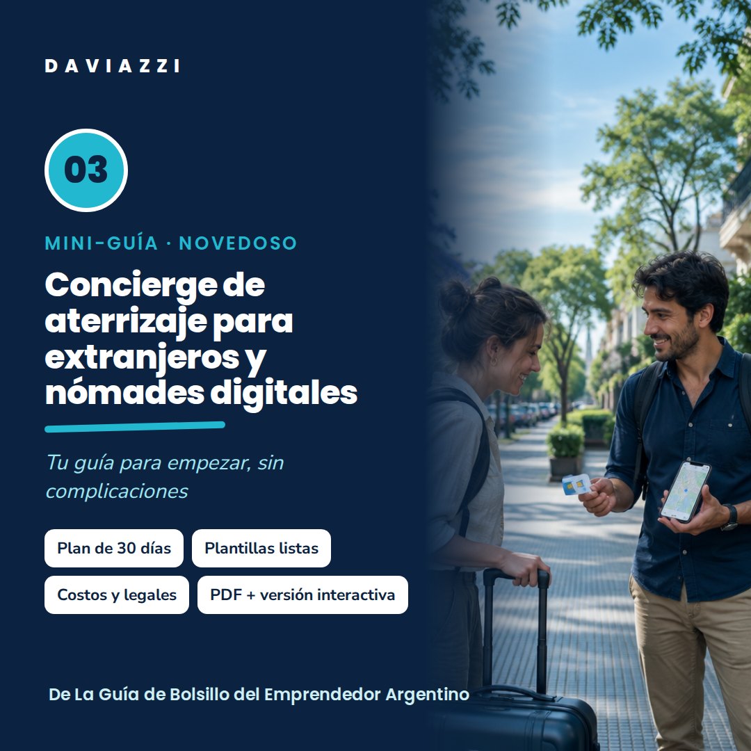 Mini-guía 03: Concierge de aterrizaje para extranjeros y nómades digitales