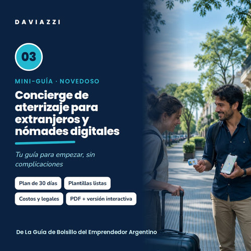 Mini-guía 03: Concierge de aterrizaje para extranjeros y nómades digitales