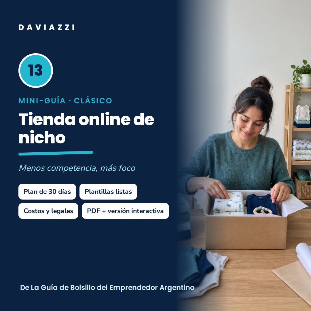 Mini-guía 13: Tienda online de nicho