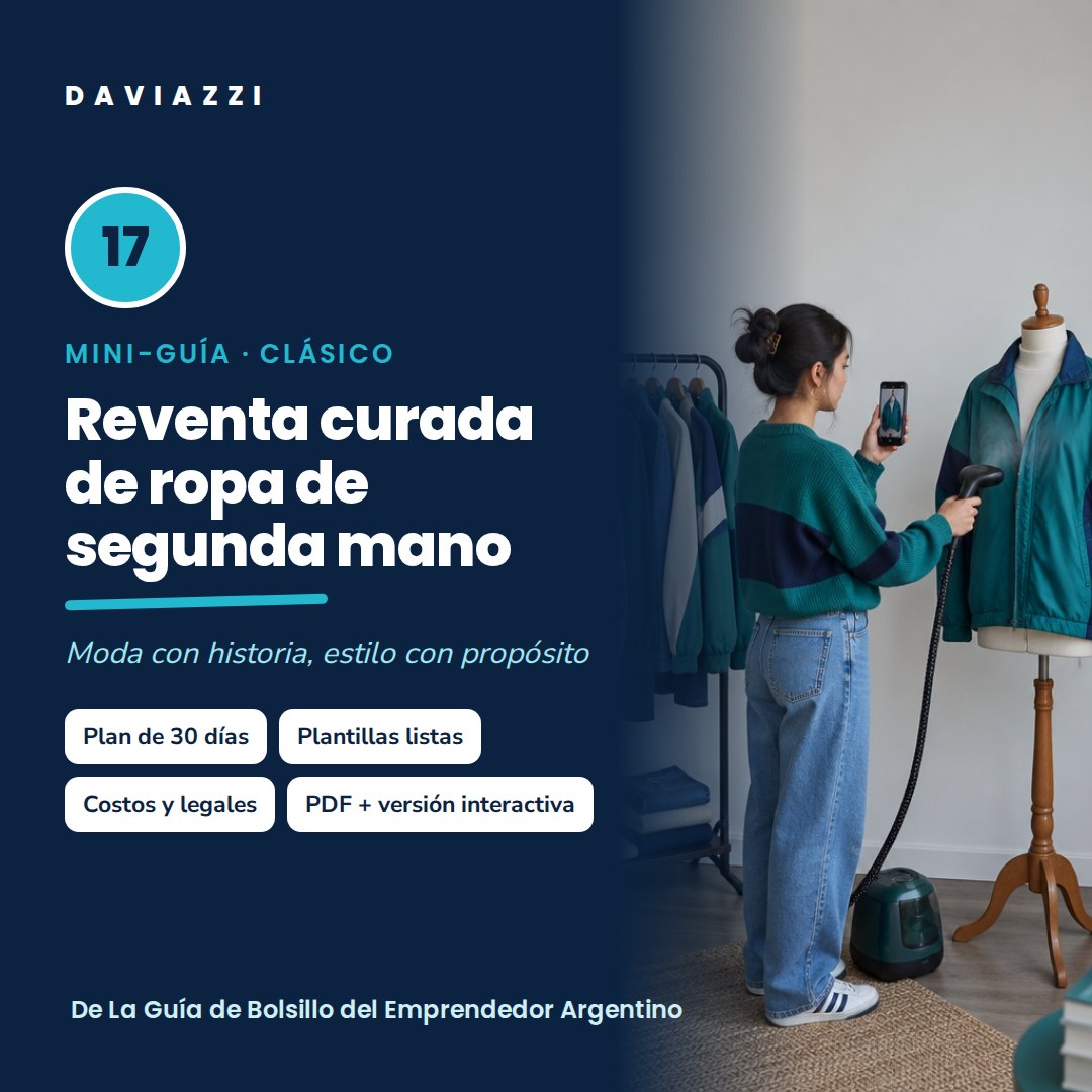 Mini-guía 17: Reventa curada de ropa de segunda mano