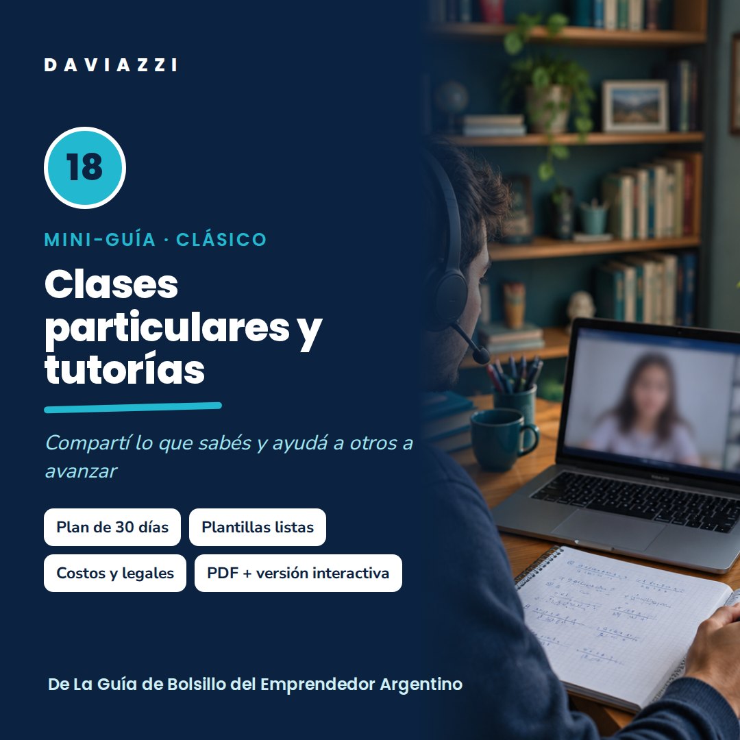 Mini-guía 18: Clases particulares y tutorías