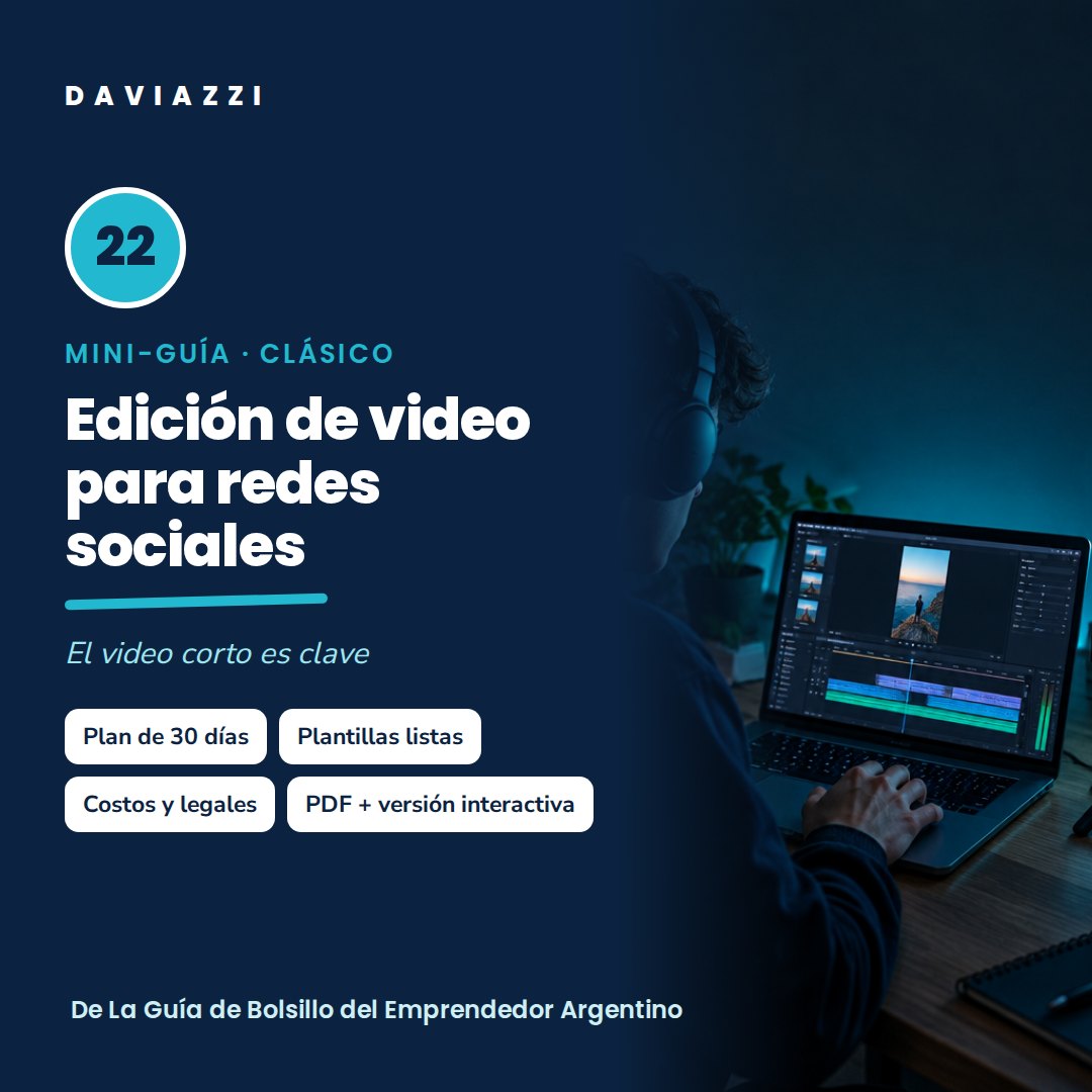 Mini-guía 22: Edición de video para redes sociales